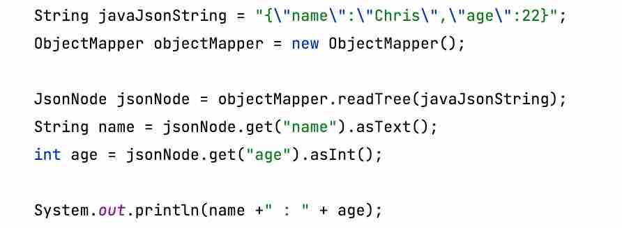 Example - Java String to JSON Object